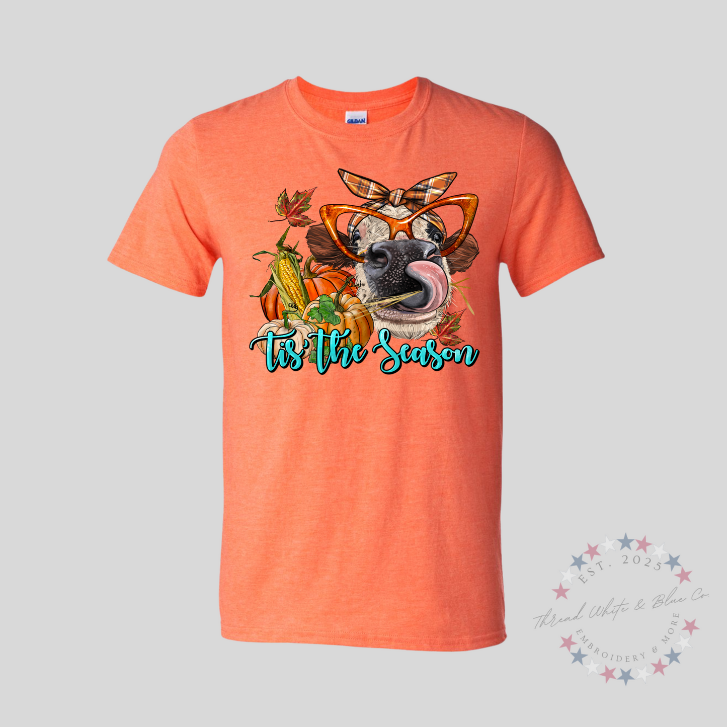 ‘Tis the Season Fall Cow T-Shirt