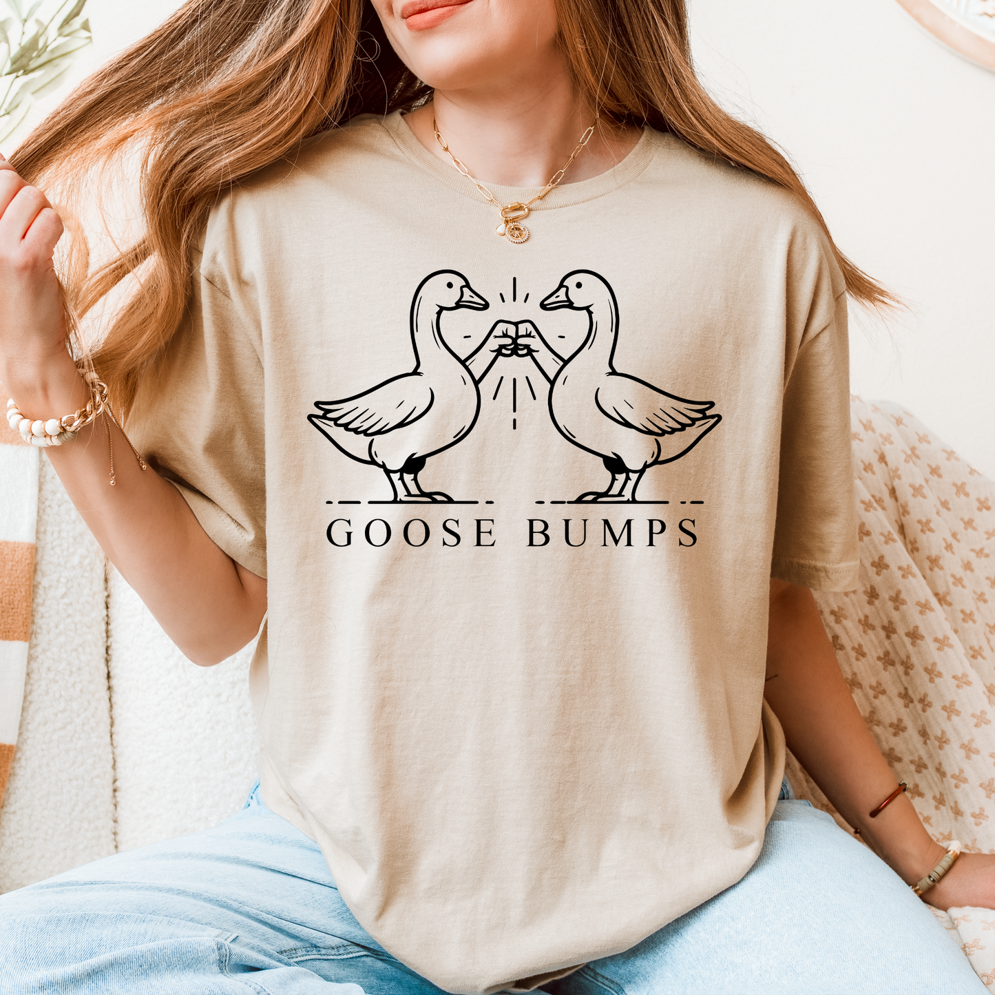 Goose Bumps Funny Pun T-Shirt