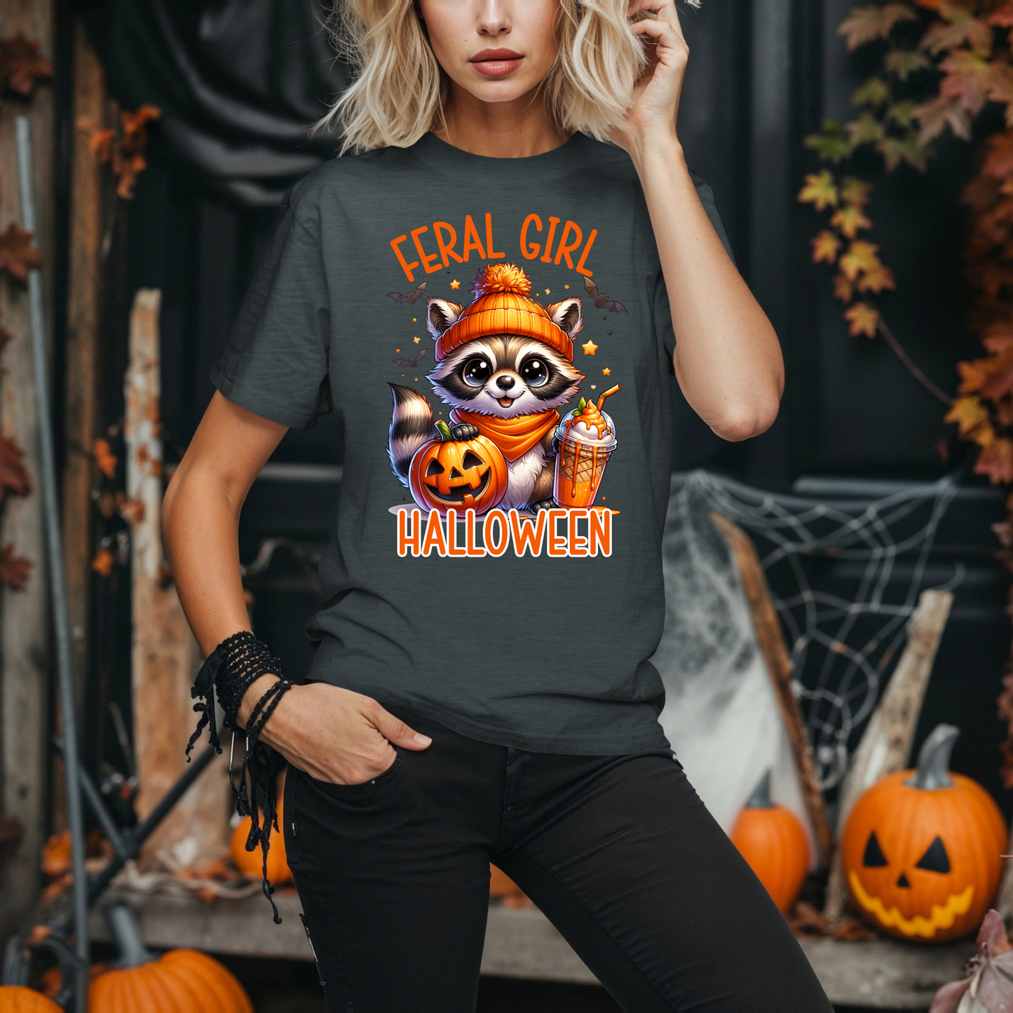 Feral Girl Halloween T-Shirt