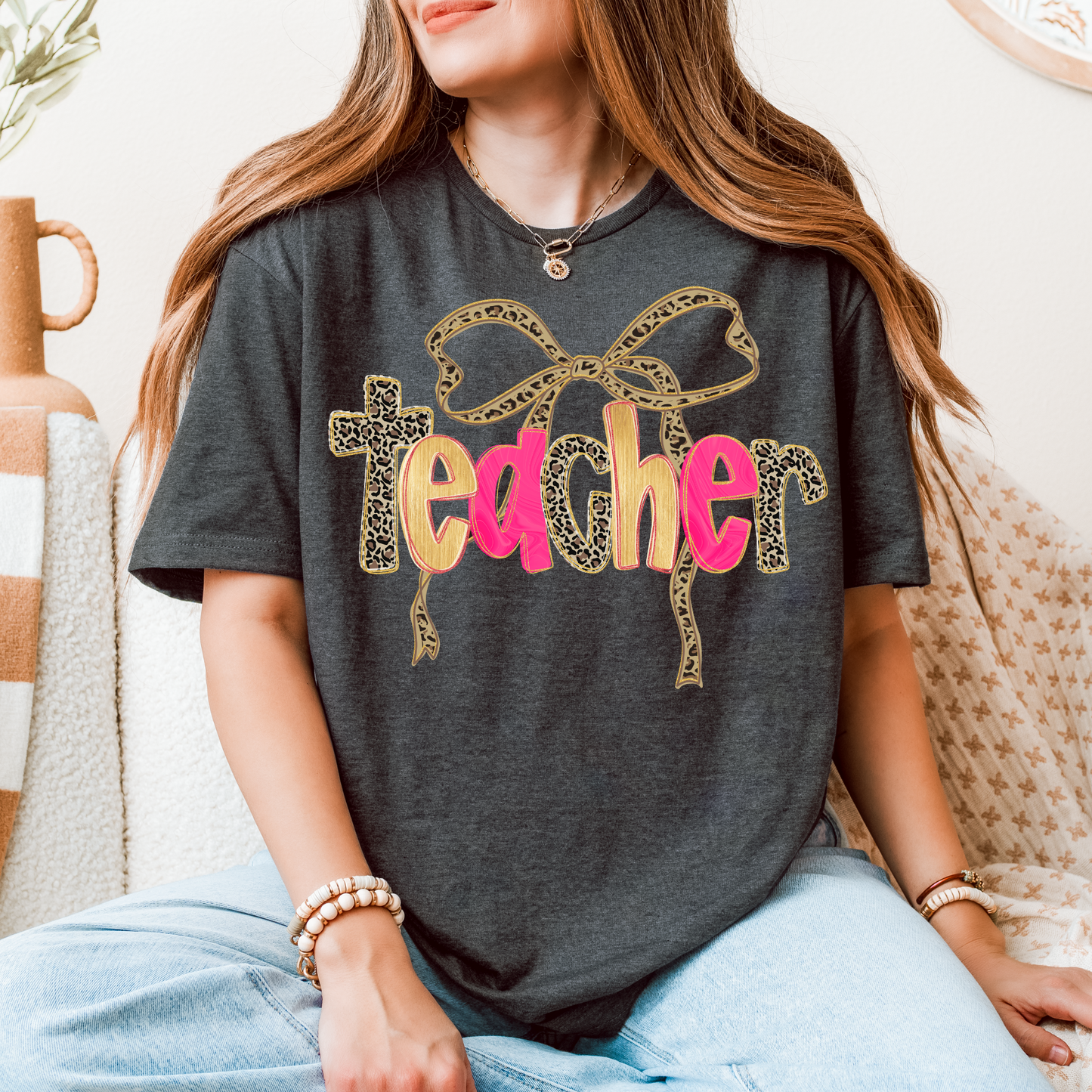 Preppy Teacher T-Shirt – Cute, Stylish & Classroom-Ready