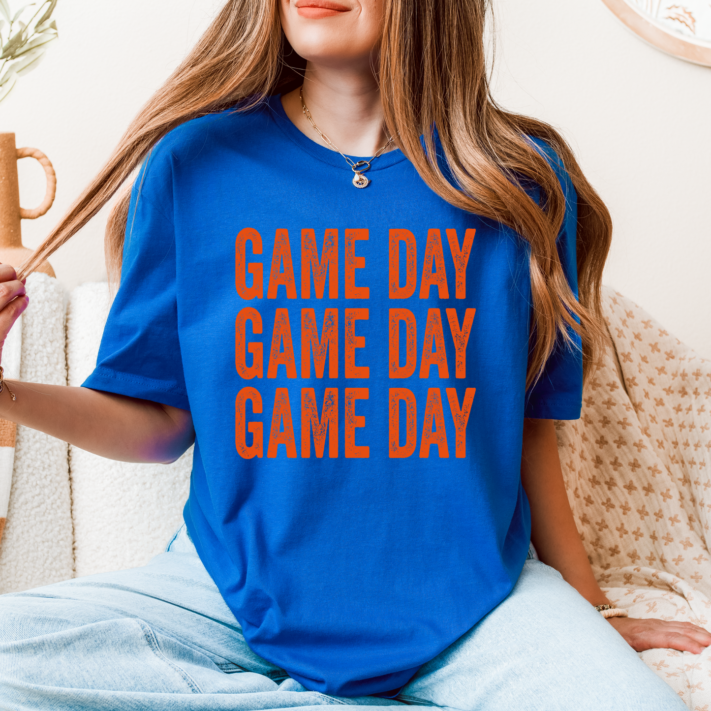 Game Day T-Shirt – Multiple Football Team Colors | Unisex Football Shirt | College & NFL Game Day Apparel