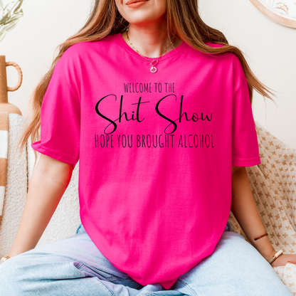Welcome to the Sh*t Show T-Shirt – Funny Adult Humor Graphic Tee