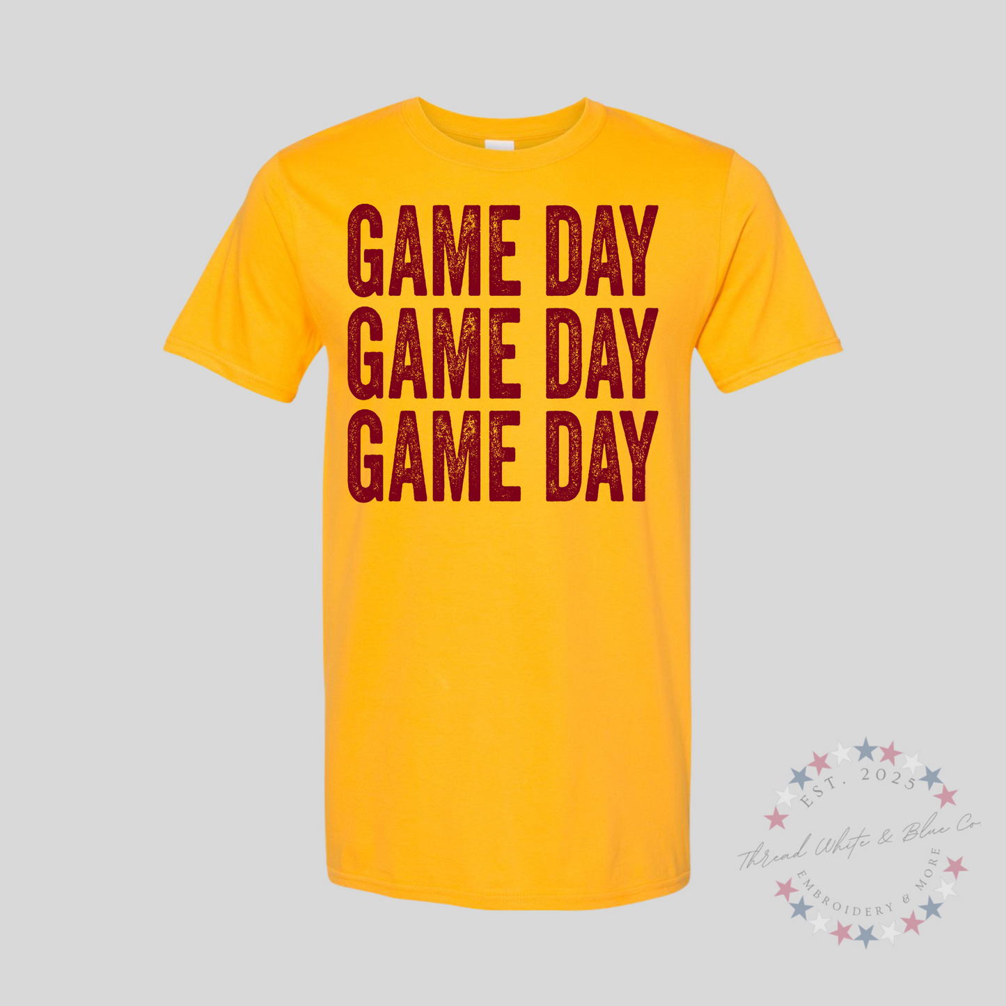 Game Day T-Shirt – Multiple Football Team Colors | Unisex Football Shirt | College & NFL Game Day Apparel