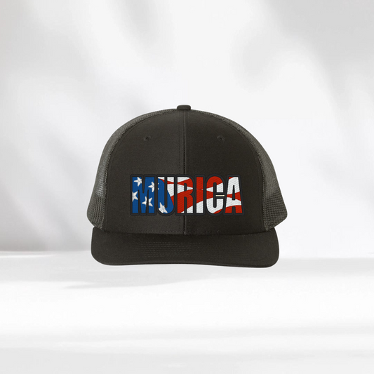 'MURICA 3D Embroidered Richardson 112 Hat