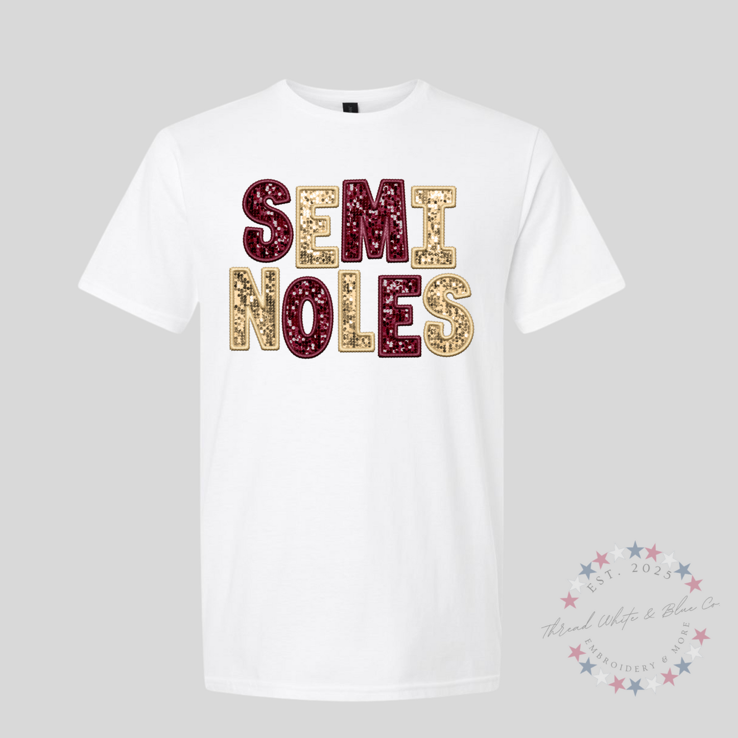 Florida State Seminoles Glitter T-Shirt | FSU Game Day Tee