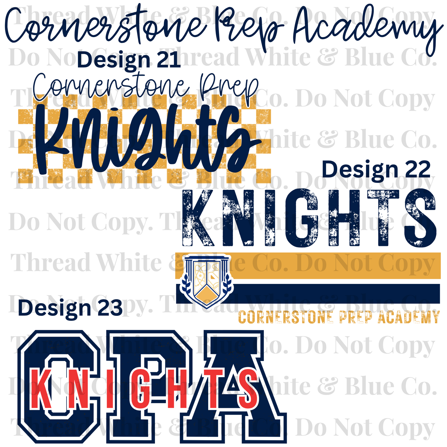 Cornerstone Prep Academy Tees