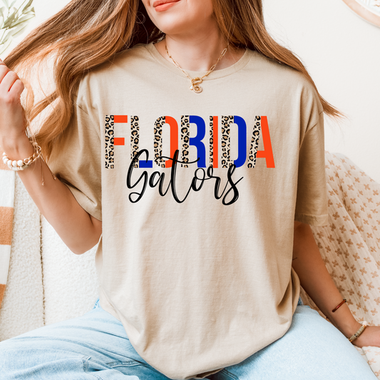 Florida Gators Leopard Print T-Shirt