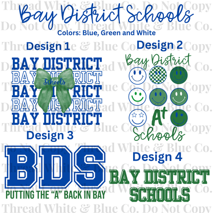 Bay District Schools Dri-Fit Tees