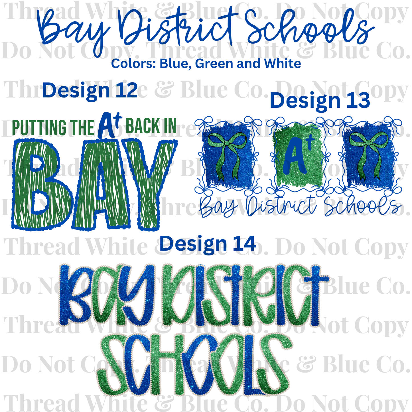Bay District Schools Dri-Fit Tees
