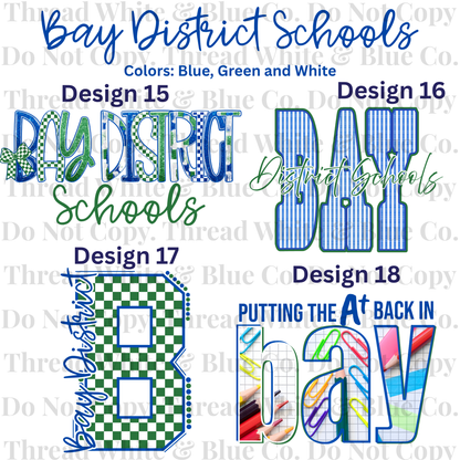 Bay District Schools Dri-Fit Tees