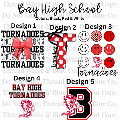 Bay High School Dri-Fit Tees