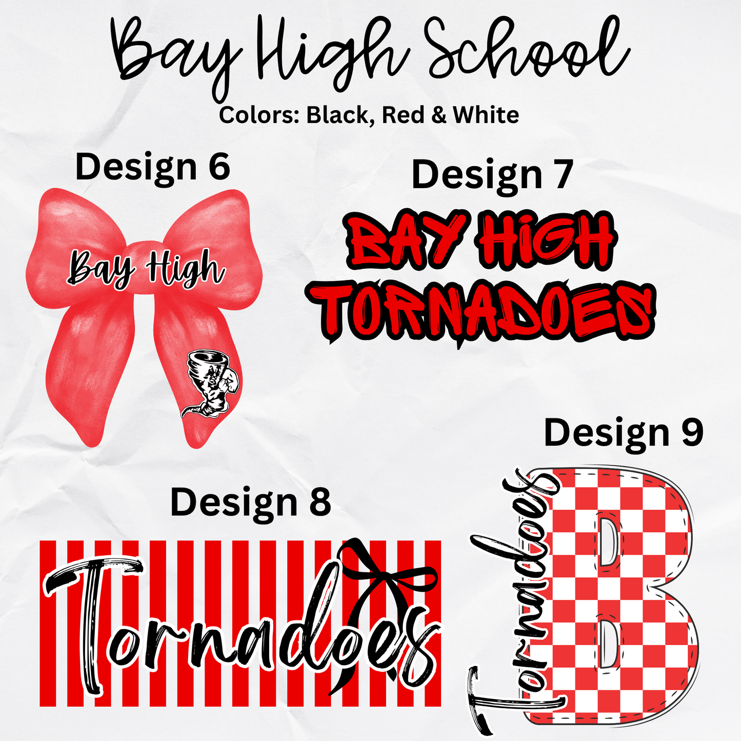 Bay High School Dri-Fit Tees
