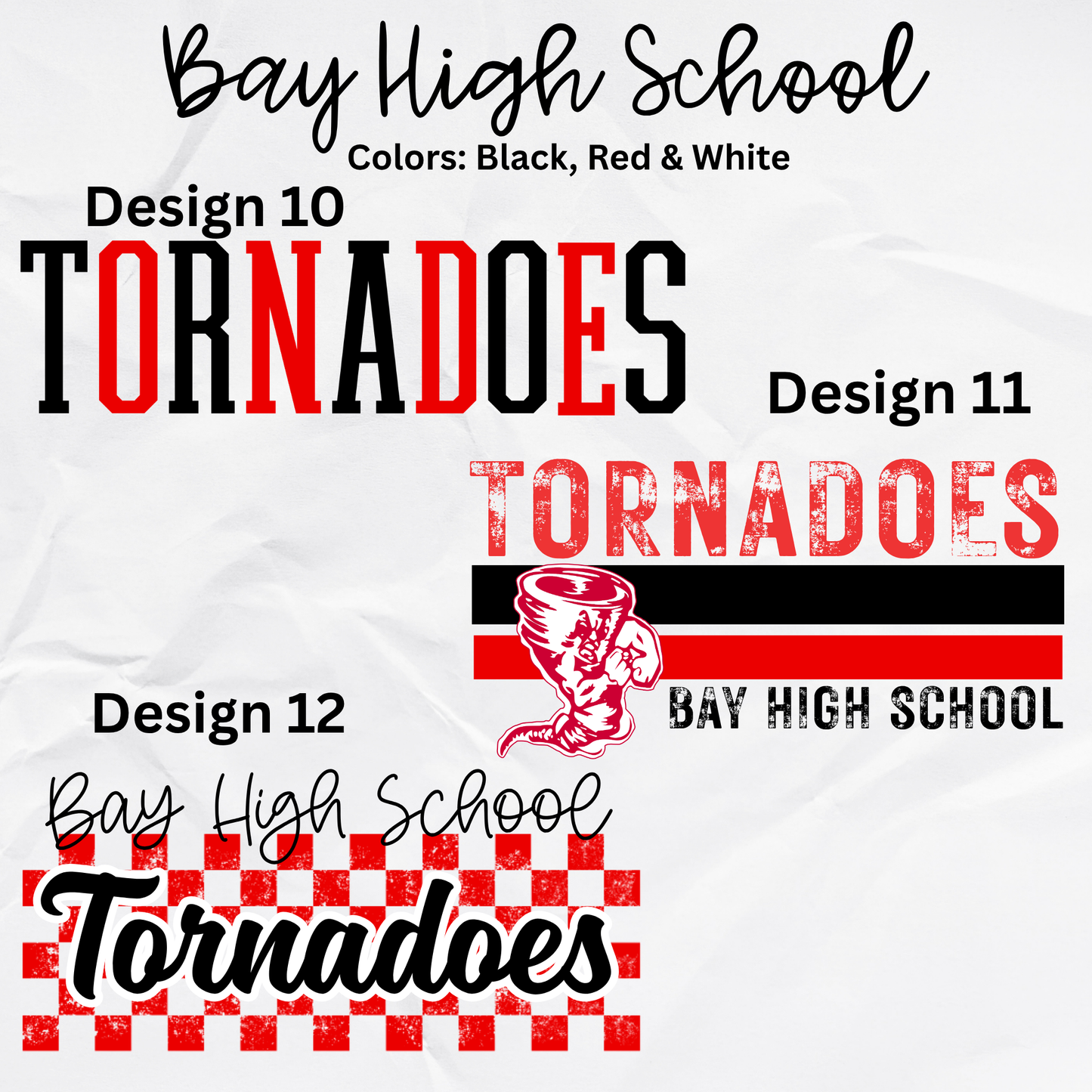 Bay High School Dri-Fit Tees