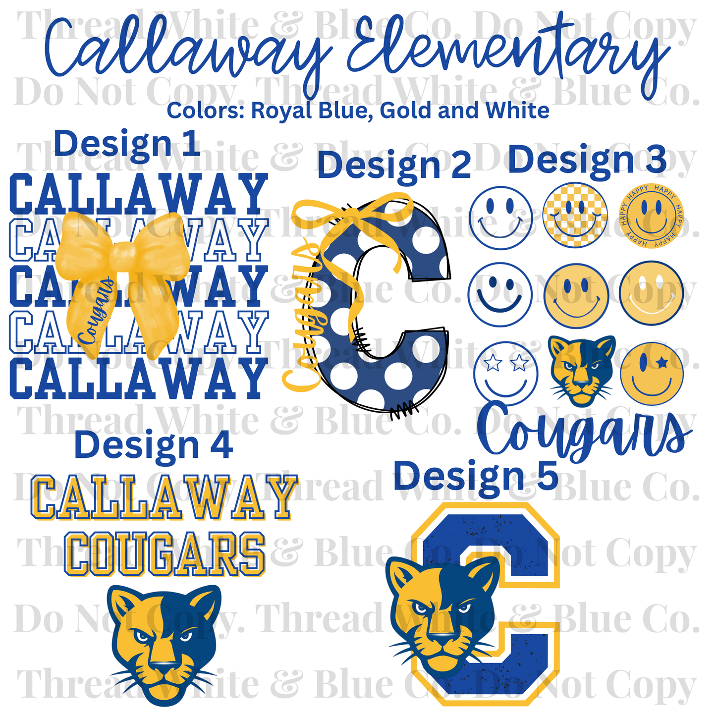 Callaway Elementary School Dri-Fit Tees