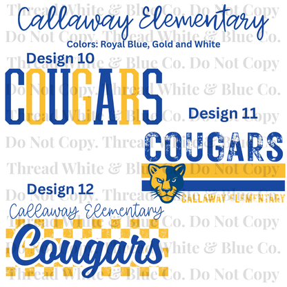Callaway Elementary School Dri-Fit Tees