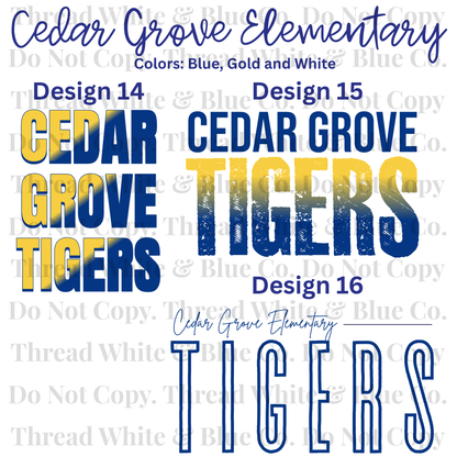 Cedar Grove Elementary School Tees