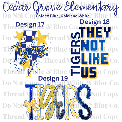 Cedar Grove Elementary School Tees