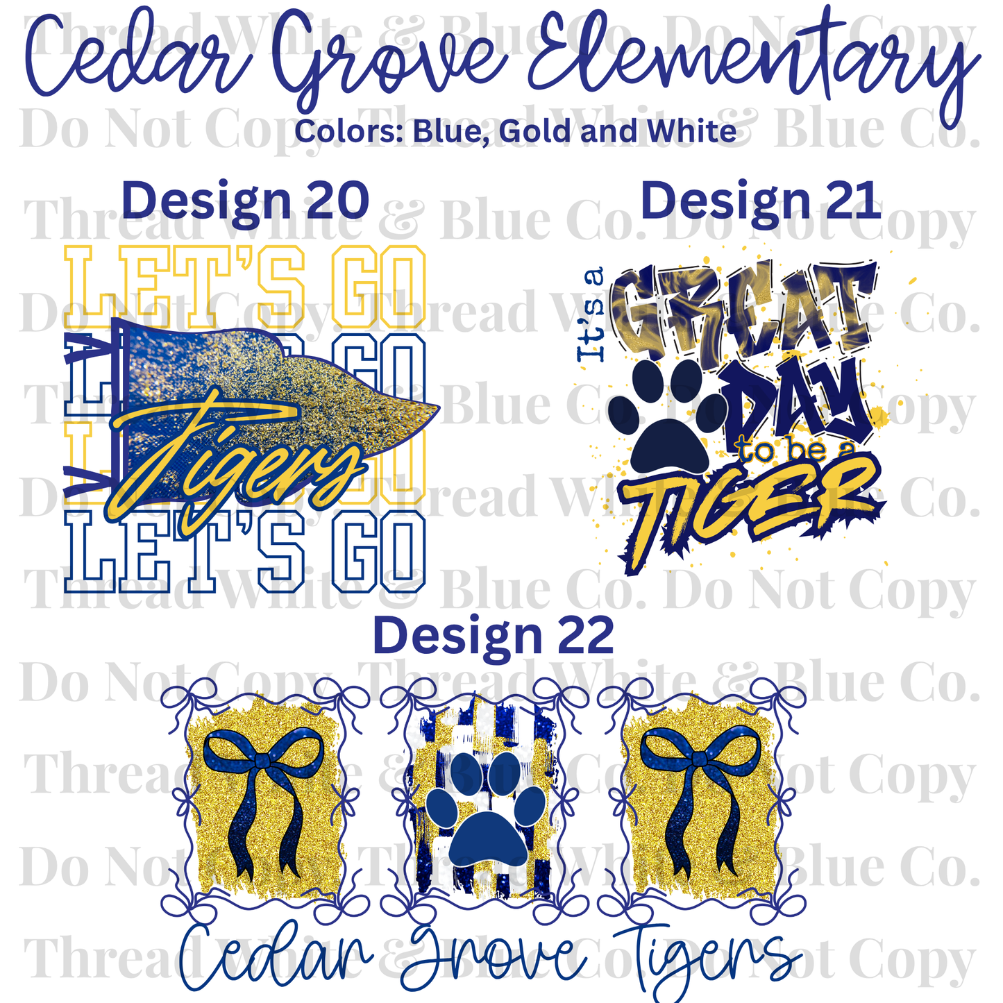 Cedar Grove Elementary School Tees