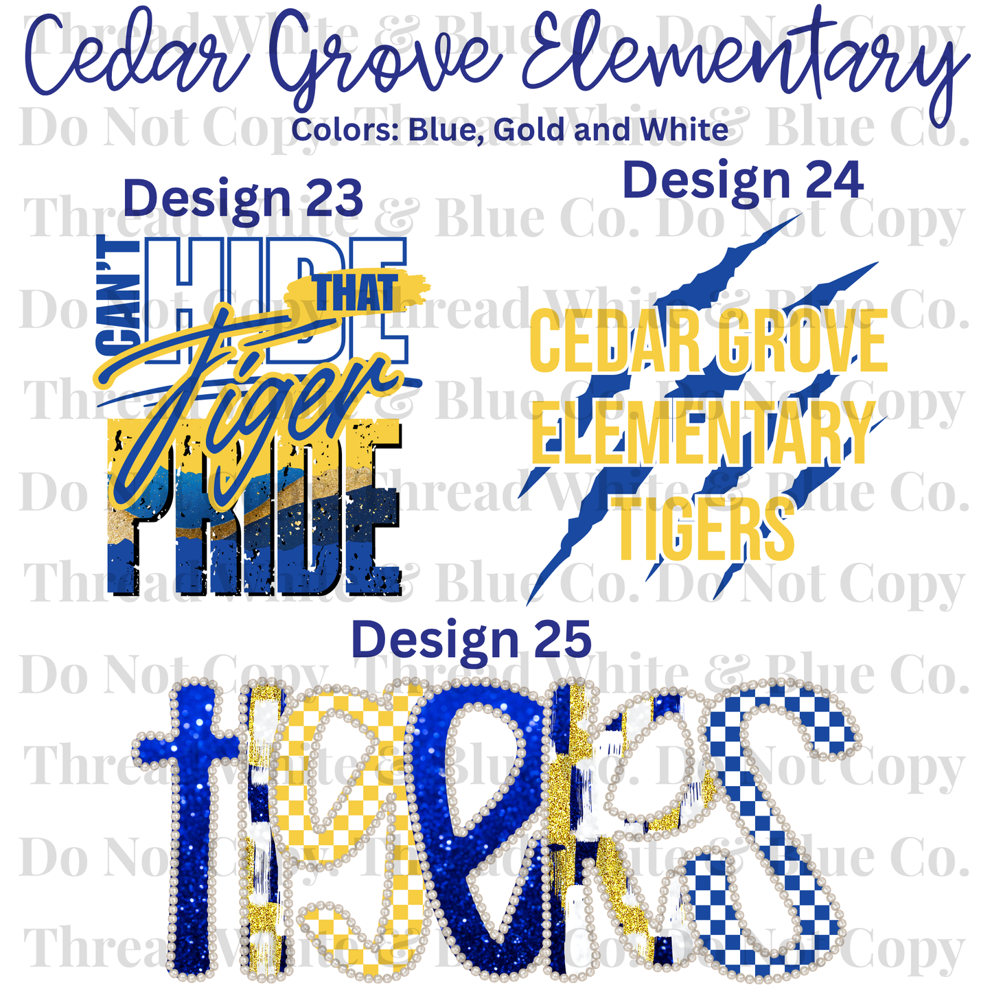 Cedar Grove Elementary School Tees