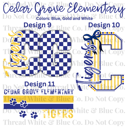 Cedar Grove Elementary School Tees