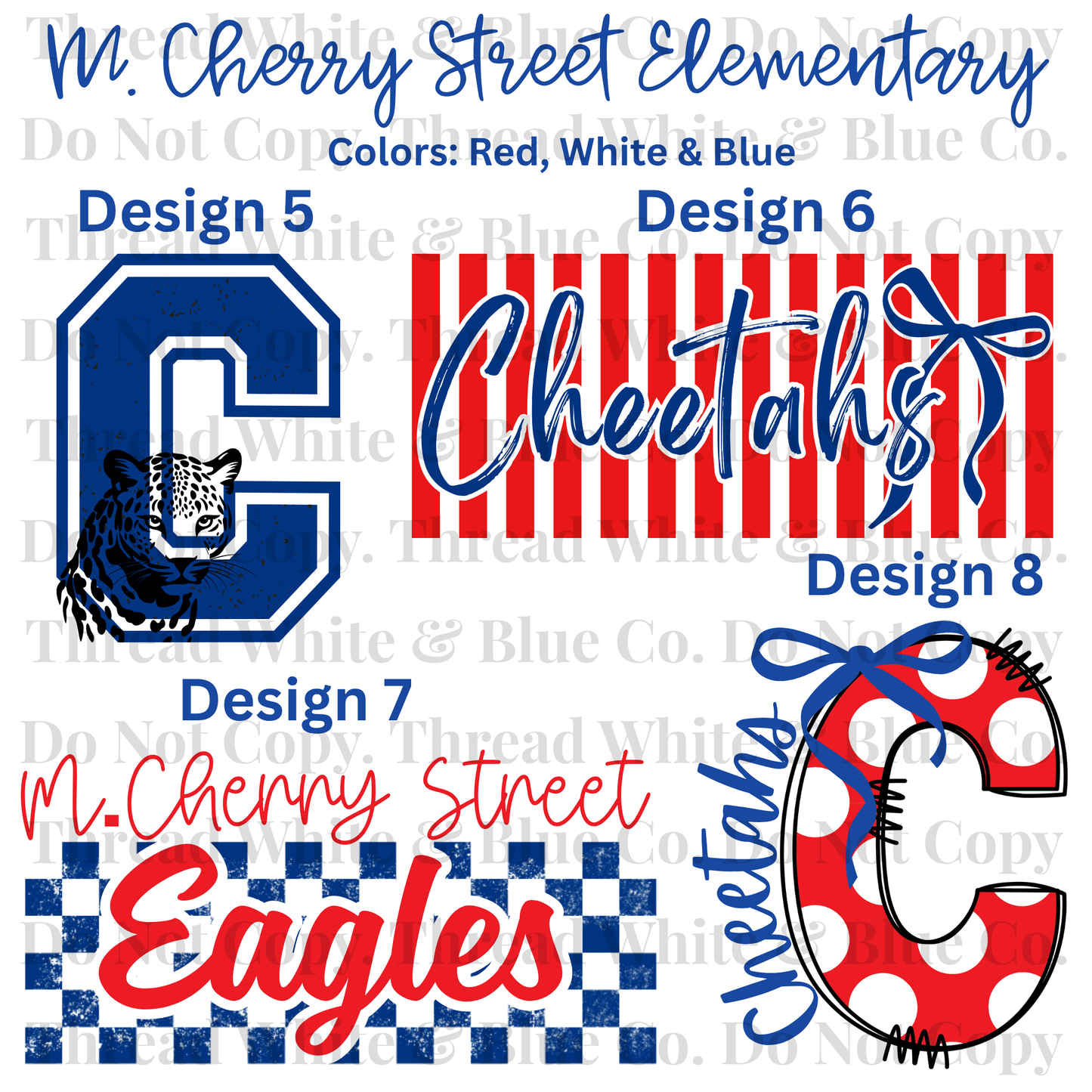 M. Cherry Street Elementary Dri-Fit Tees