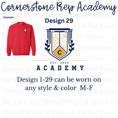 Cornerstone Prep Academy Tees