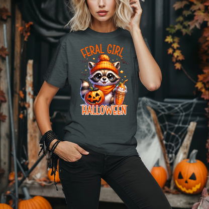 Feral Girl Halloween T-Shirt