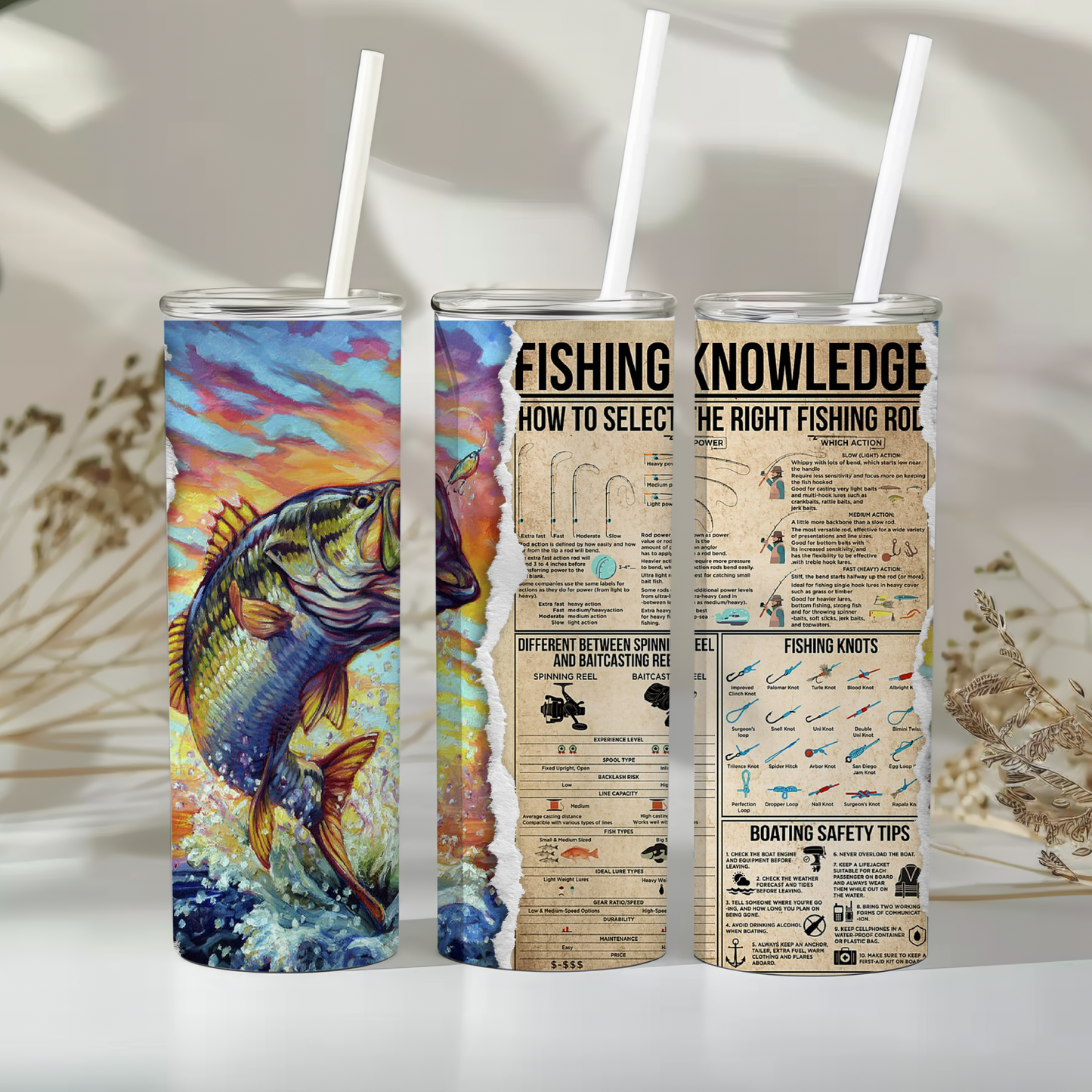 20 oz Fishing Tumbler