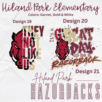 Hiland Park Elementary School Tees