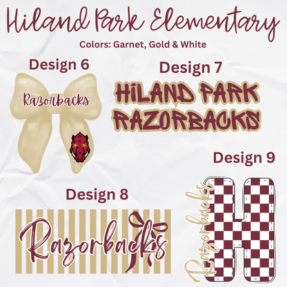 Hiland Park Elementary School Tees
