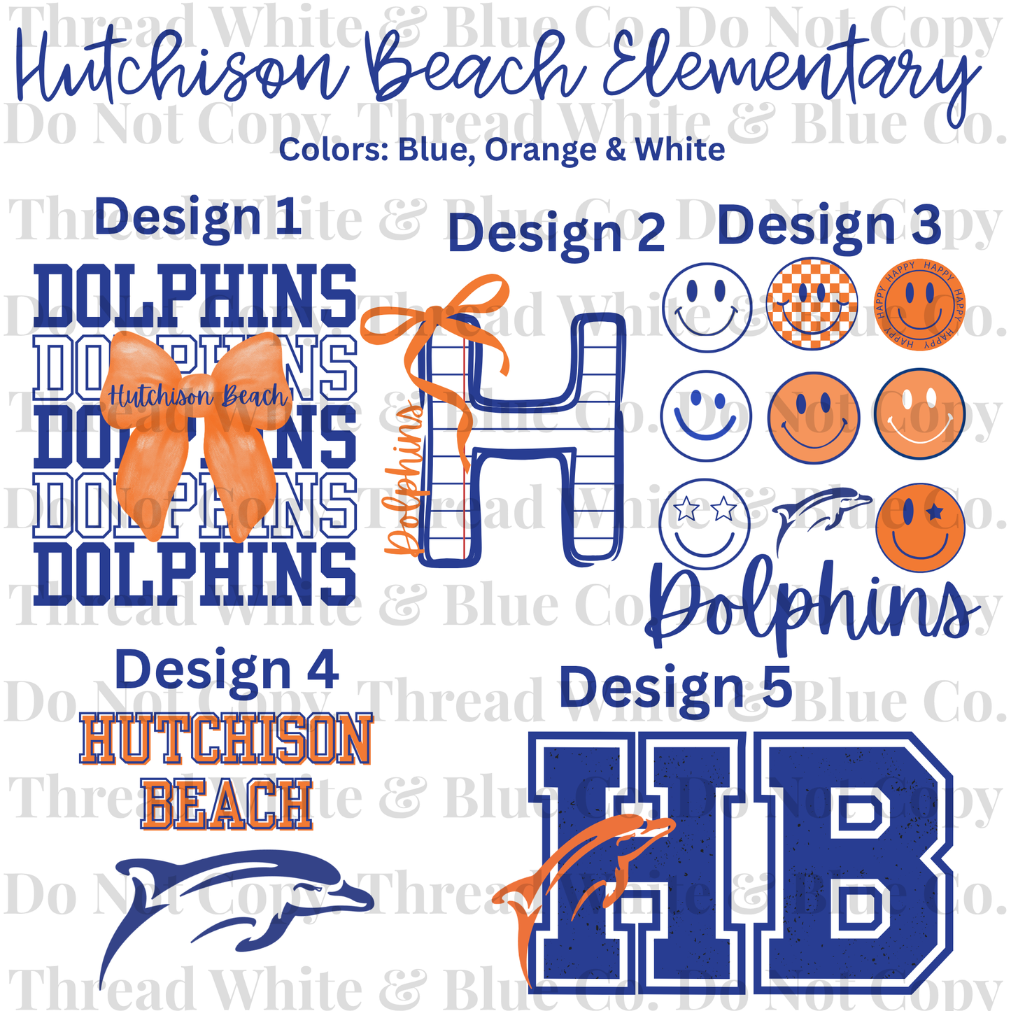 Hutchison Beach Elementary Dri-Fit Tees
