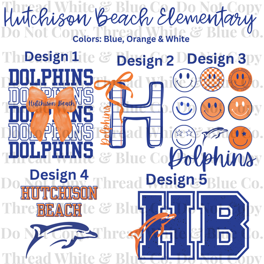 Hutchison Beach Elementary Dri-Fit Tees