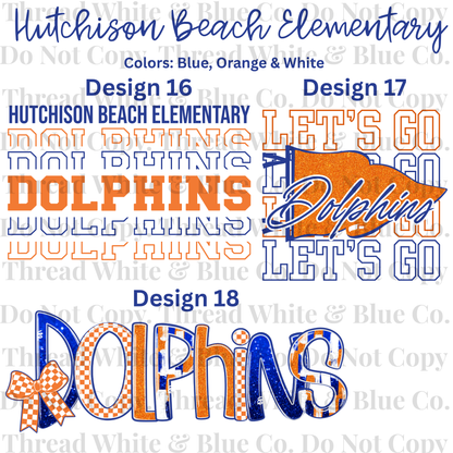 Hutchison Beach Elementary Dri-Fit Tees