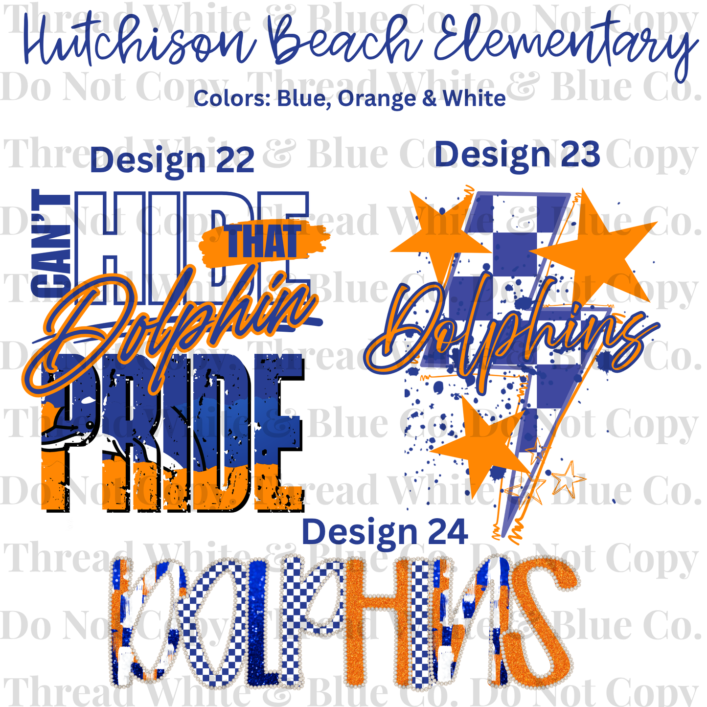 Hutchison Beach Elementary Dri-Fit Tees