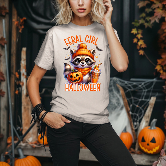 Feral Girl Halloween T-Shirt