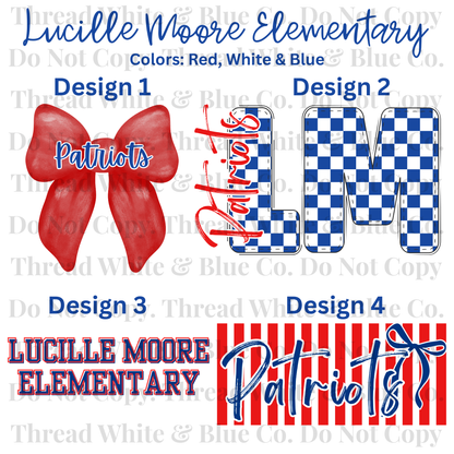 Lucille Moore Elementary School Tees