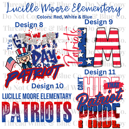 Lucille Moore Elementary School Tees