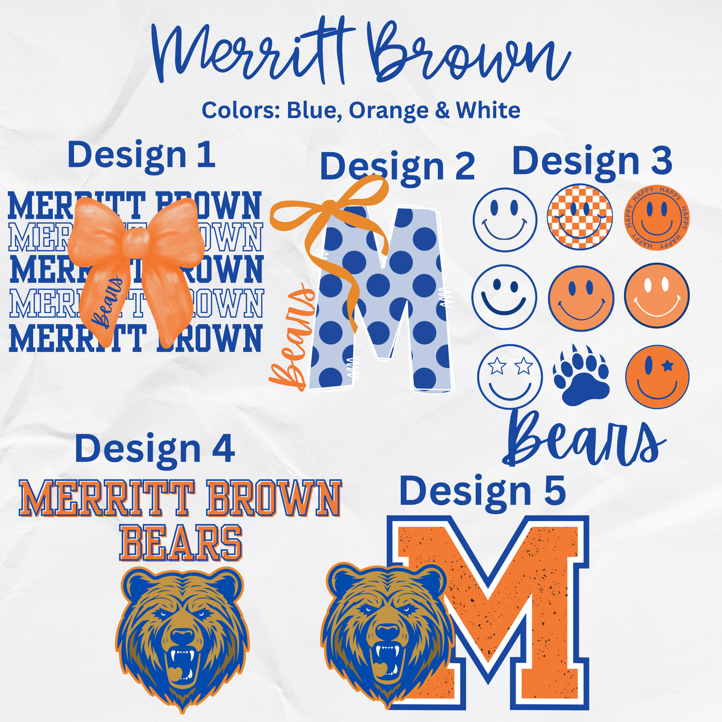 Merritt Brown Tees