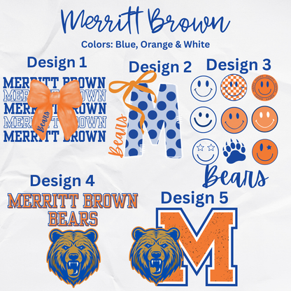 Merritt Brown Tees