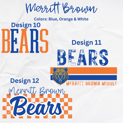 Merritt Brown Tees