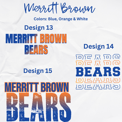 Merritt Brown Tees