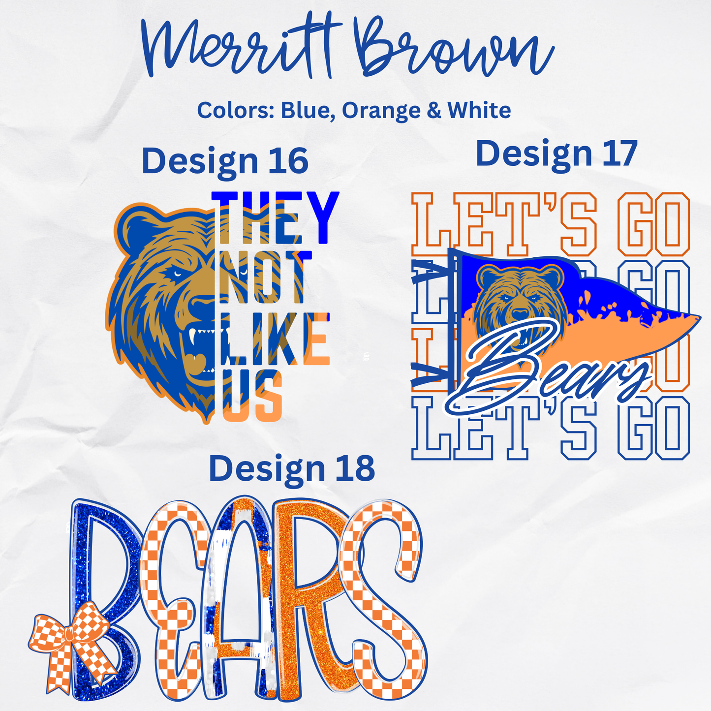 Merritt Brown Tees