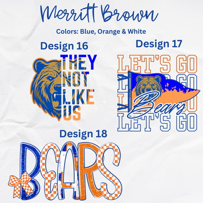Merritt Brown Tees