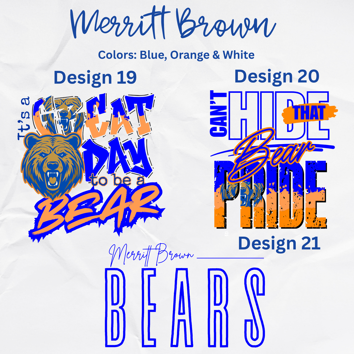 Merritt Brown Tees