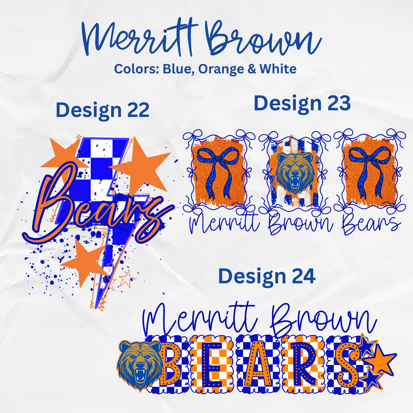 Merritt Brown Tees