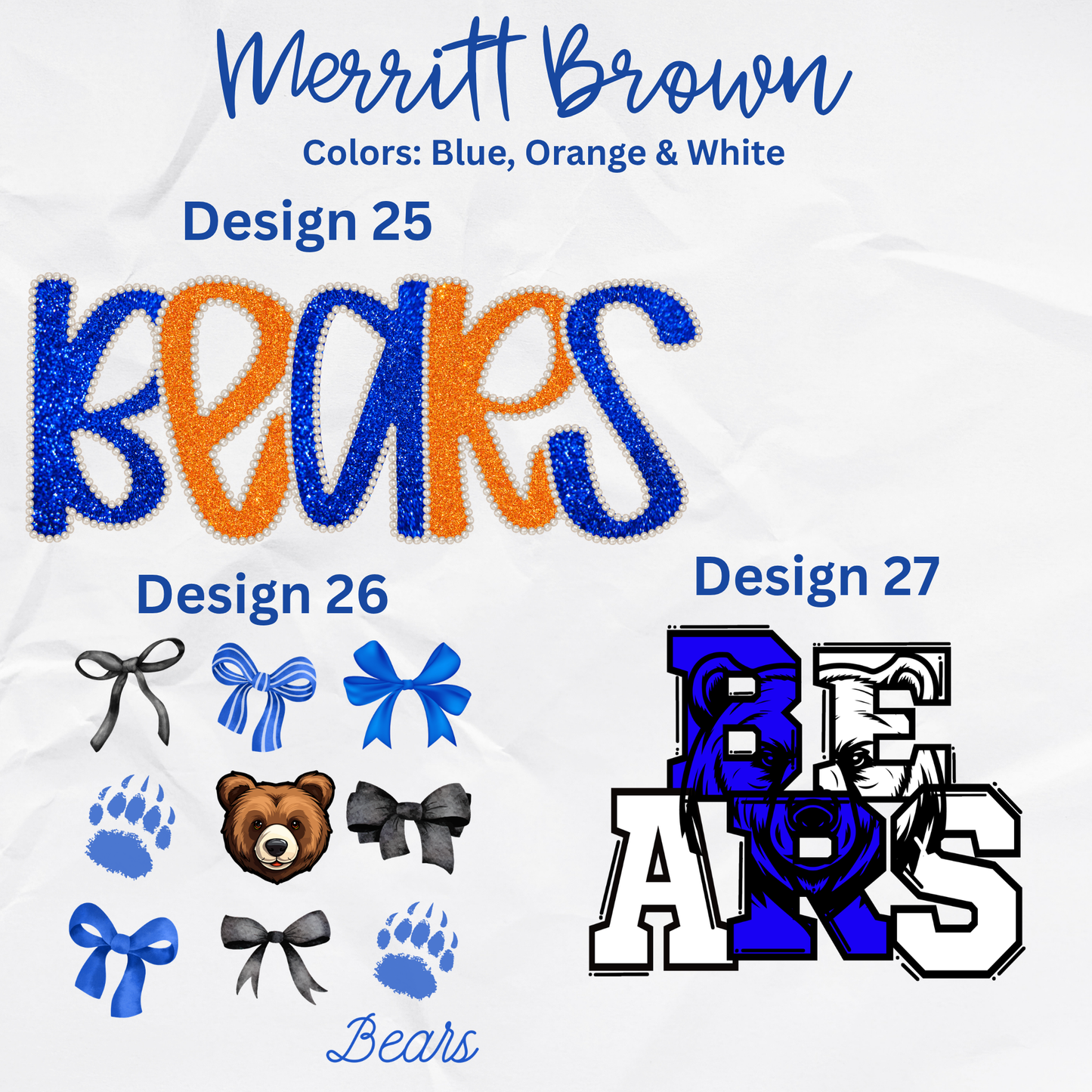 Merritt Brown Tees