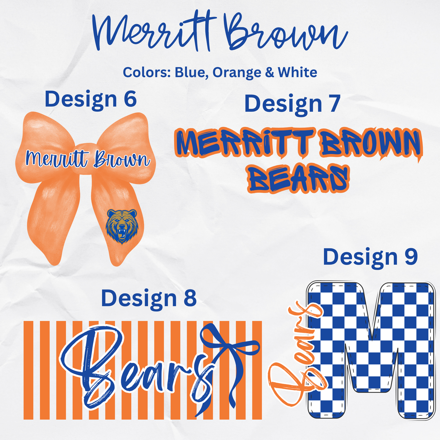 Merritt Brown Tees