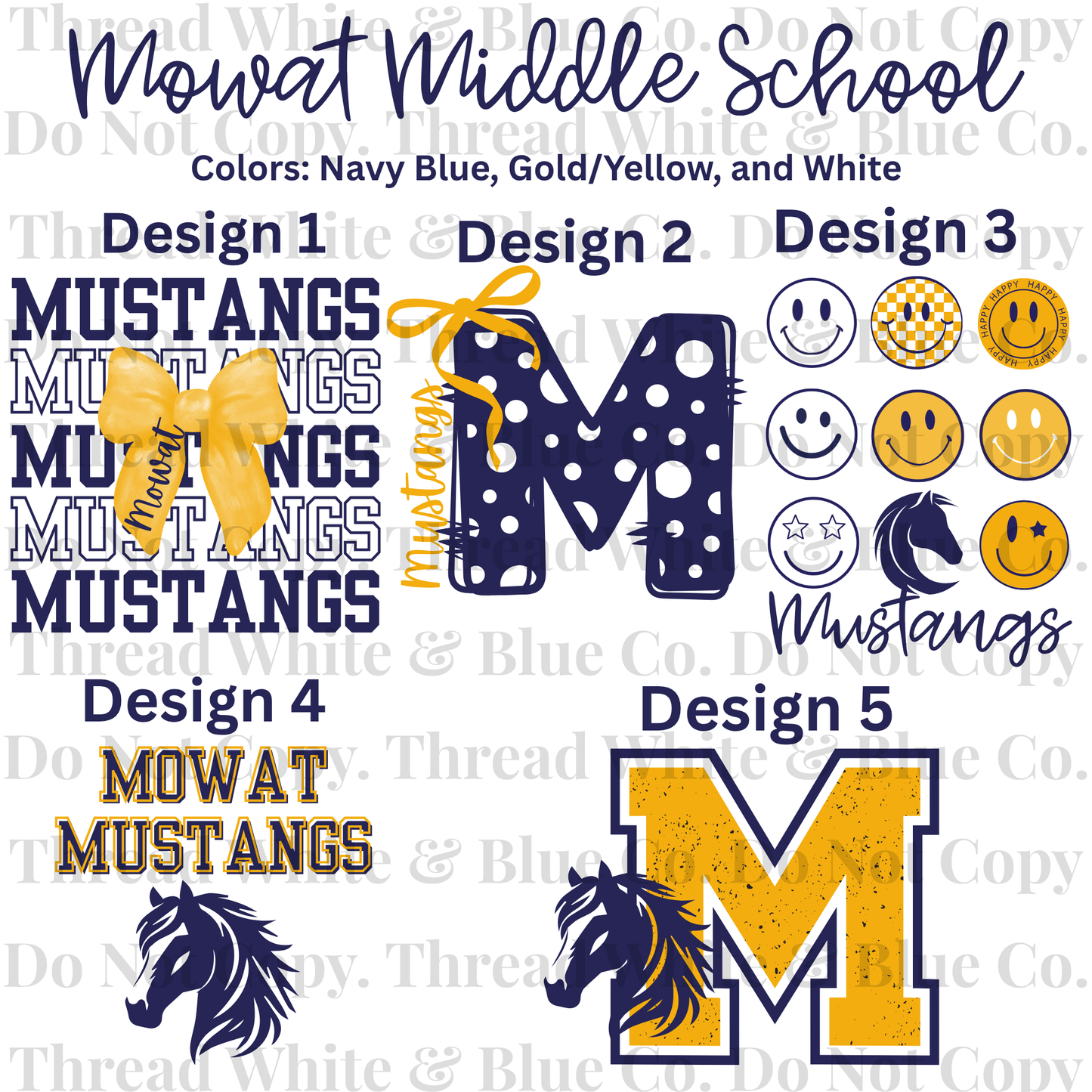Mowat Middle School Tees