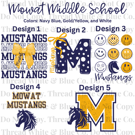 Mowat Middle School Dri-Fit Tees