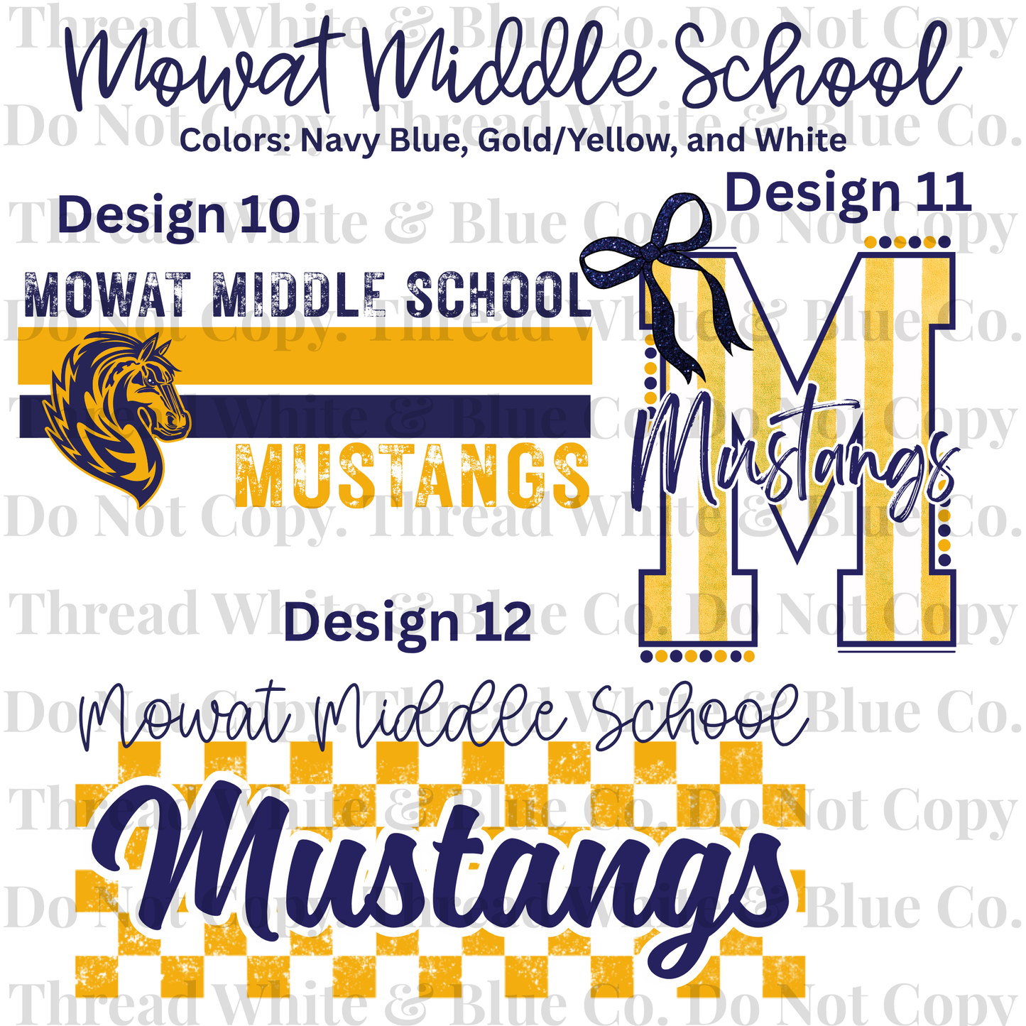 Mowat Middle School Tees